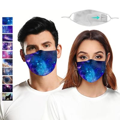 China Hot sale cotton party mask 3D trend printing factory direct sale men's and women's mask carnival party adult oriented gathering for sale