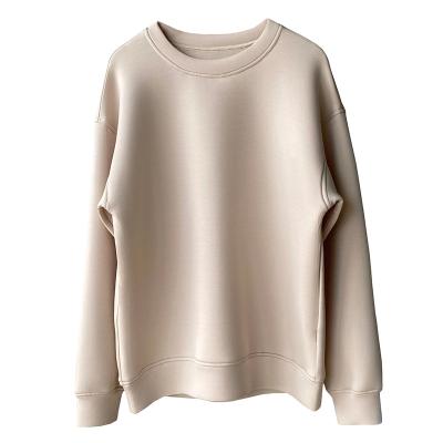 China Taochuan Air Breathable Silky Cotton Just Needs Korean B Profile Sweater 2021 Autumn Solid Color Lazy Top Loose for sale