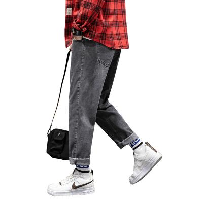 China Wide-leg wide-legged jeans viable men's loose straight dad old pants fashionable slacks for sale