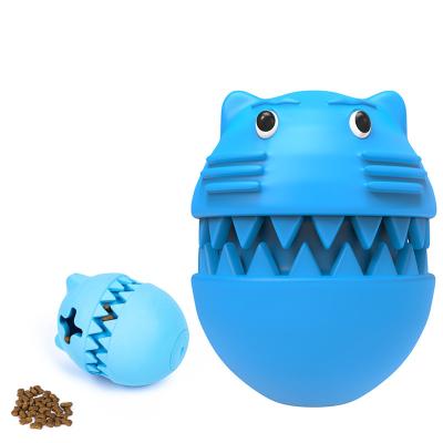 China Plastic Made In China Newcomer Molar Dog Toy Map Food Storage Puzzle Interactive Noise Leakage Rubber Dog Toy for sale