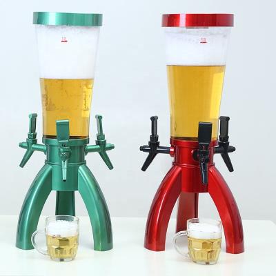 China Beer Server Factory Supply Polished Multiple Tap Draft Beer Tower In Drink Dispenser for sale