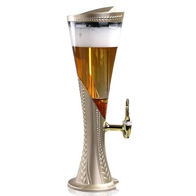 China Beer Server Factory Supply Polished Single Tap Draft Beer Tower In Drink Dispenser for sale