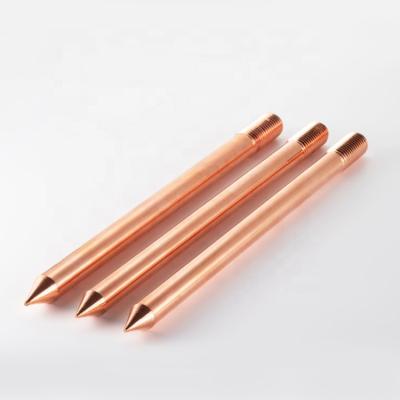 China Hot Sale Copperweld Anti-Corrosion Ground Rod Long /Short Ground Bar Ground Rod GR-192117 for sale