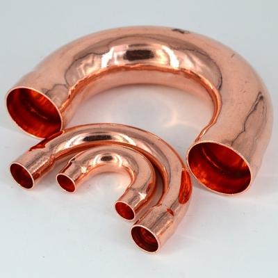 China Manufactured Copper Factory Refrigeration Copper Tube Fittings U Shape Elbow for sale