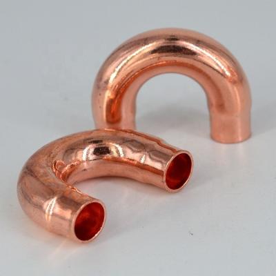 China Best Quality 180 Degree Elbow Copper U-Bend Pipe Copper Fitting for sale