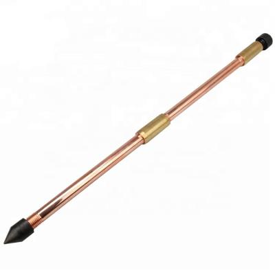 China Ground System 8*1500mm-0.125mm Copper Earth Rod Copper Clad Steel Ground Rod for sale