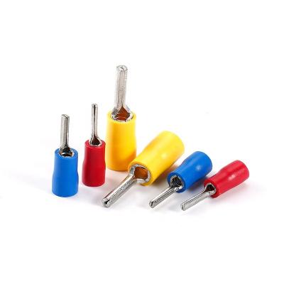 China Connecting Cable Insulated Wire End Ferrules Wire Rope End Terminals 2.5mm Pins14AWG Insulated Crimp Terminal for sale