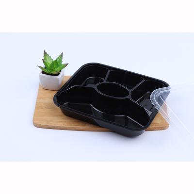 China Disposable Top Food Storage Box Plastic Food Grade Portable Takeout Box for sale