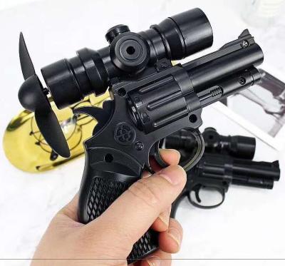 China Electronic Toy 2 in1handgun Toys With Fan Toy Guns With Light And Healthy Summer Toys for sale