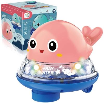 China Bath Toy 2 in1Spray Water Dolphin Toys with Light and Music for Baby Bath Toys for sale