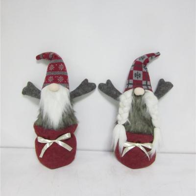 China Fabric+cotton+wool 11 inch Gnome Christmas Dwarf Gifts Holiday Decorations for sale