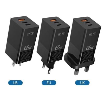 China PD Qi Phone 100W Convertible Type-C Wall Charger Us/Uk/Eu USB-C Adapter for sale