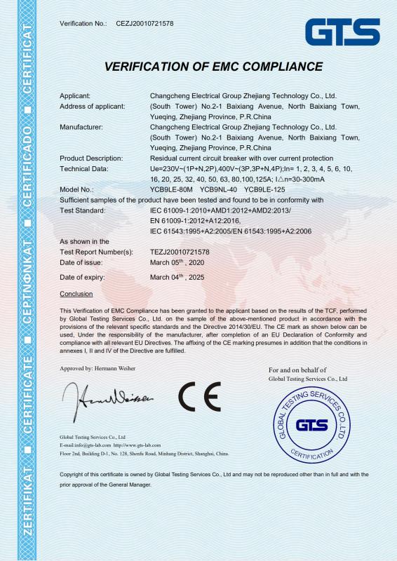 CE - Changcheng Electrical Group Zhejiang Technology Co., Ltd.