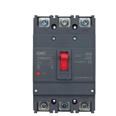 China Best quality factory price 63 amp adjustable mccb mold case circuit breaker 630a 3p YCM8 for sale