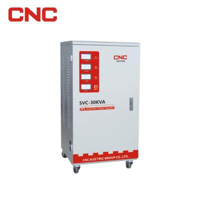 China SVC China factory supplied good quality transformer 380v 24v 10kva three phase voltage regulator for sale