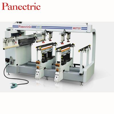 China Building Material Stores Panectric Multi Rows Woodworking 3 Rows Boring Machine PLC Control for sale