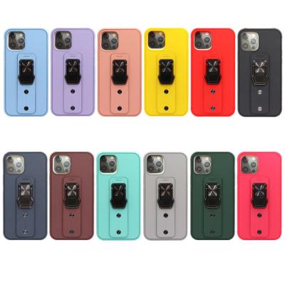 China 2021 Anti-drop TPU Phone Case Waterproof Kickstand Ring Cellphone Back Protect Mobile Phone Case Smartphone Cover For Iphone 11 12 pro max for sale