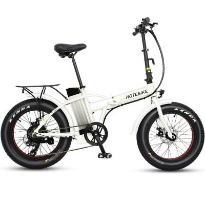 China Powerful and portable folding E-bike 500W aluminum alloy motor, 48V battery, and lightweight design for commuting and recreation for sale