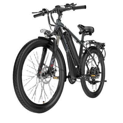 China LANKELEISI T8 Aluminum Alloy 21 Speed ​​Electric Mountain Bike Unleash the Thrill of Riding with 26-Inch Wheels and a 500W Motor for sale