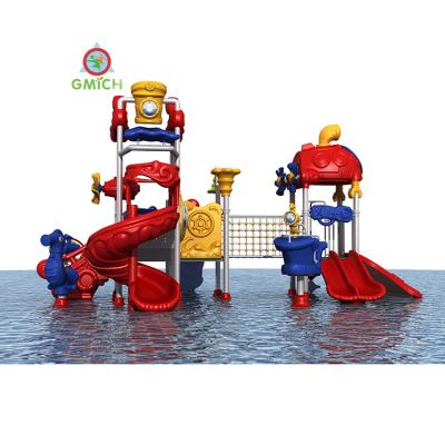 China Newest Design LLDPE Water Toys Amusement Park Plastic Plastic Playground Equipment For Kids Water Slide Kids JMQ-1817A 10-15 Acceptable for sale