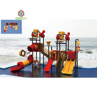 China LLDPE Plastic Ourdoor Kids Water Play Equipment Tube Water Slide Used Water Park Slide For Hotel Swimming Pool JMQ-18173A for sale