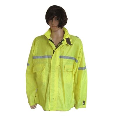 China Yellow Water Proof Color Oxford Raincoat Reflex for sale