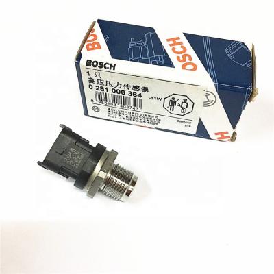 China Genuine PC200-8 Engine 5297641 5260246 Machinery Repair Shops 0281006364 Fuel Rail Pressure Sensor for sale