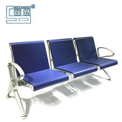 China Good quality industrial iron steel 4 seater hospital train station airport waiting room chair for public sector waiting chair for sale