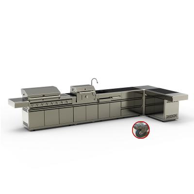 China Garden Adjustable Luxury European Grill BBQ Buffet Professional Size Kitchen for Outdoor or Indoor for sale