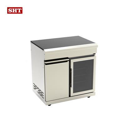 China Stainless Steel Kitchen Simple Design Outdoor Mobile Home Indoor Or Outdoor Wine Cooler Cabinet for sale