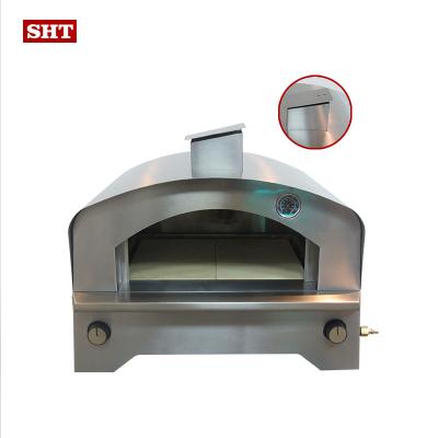 China Easily Assembled Professional Outdoor Baking Oven Stainless Steel Garden BBQ Gas Pizza Oven for sale