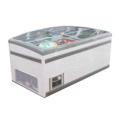 China China cheapSingle-temperature double-sided commercial meat display cabinet freezer for sale