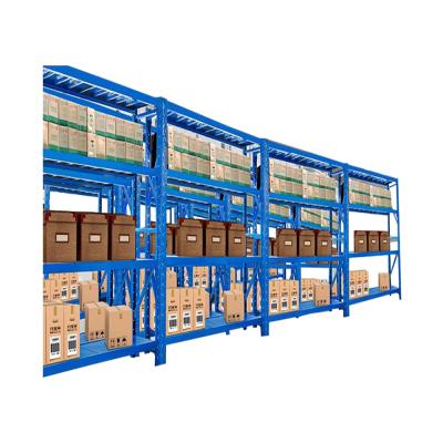 China Light Duty Warehouse Storage Multi-Layers Boltless Shelving Shelving for sale