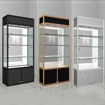 China Double Sided Display Cabinet Showcase For Jewelry Store for sale