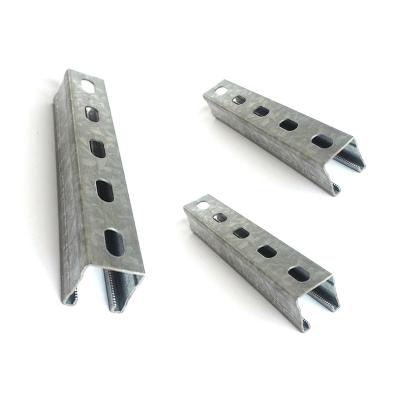 China High Quality Galvanized Channel Slotted Mild Steel 4.8 Carbon Strut Support Construction Channel Channel for sale