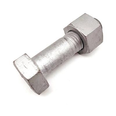 China Wholesale Hardware Fasteners Electric Power China Manufacturer Carbon Steel Hex Heavy Duty Hex Structural Hex Bolts and Nuts for sale