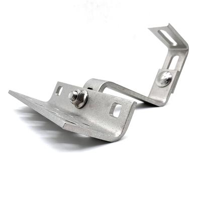 China Adjustable Solar Power System SS316 SS304 Stainless Steel Tile Roof Hook for sale