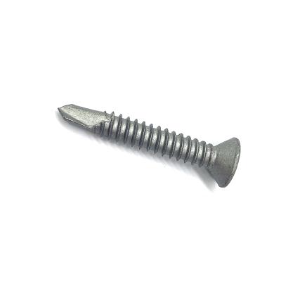 China 304 316 SCM410 Solar Compound Bimetallic Countersunk Countersunk Stainless Steel Screw Tail-Head Square Hole Cut for sale