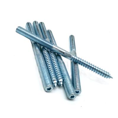 China Building 4.8/8.8 Grade Carbon Steel Screw Self Tapping Wood Hanger Bolt For Hanger for sale