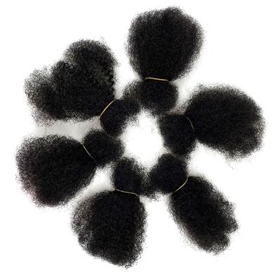 China Tangle Free Cuticle Aligned Hair Unprocessed Cuticle Aligned Afro Kinky Curly Bulk Human Hair 100% Human Hair Volume For Dreadlocks Extensions for sale