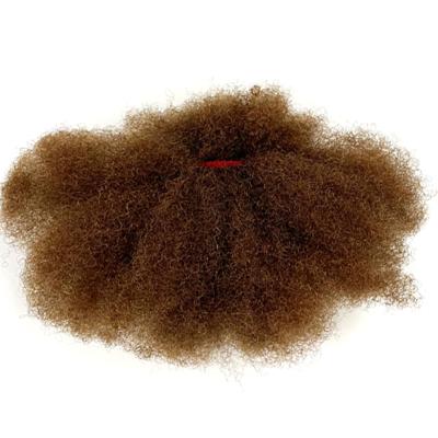 China Full Cuticle Afro Mongolian Hair Cuticle Aligned Curly Hair Tangle Free Bulk 100% Virgin Hair For Dreadlocks Extensions for sale