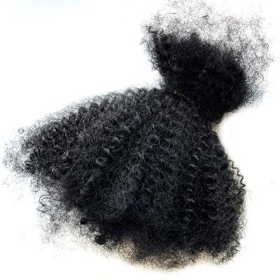 China Free Sample Virgin Hair Brazilian Raw Hair Cuticle Aligned Afro Curly Hair Volume Cuticle Aligned For Locs Dreadlocks for sale