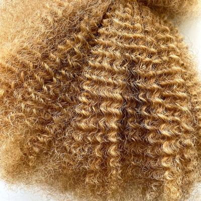 China Brazilian Remy Hair Cuticle Hair 1pack 100g/pc Braiding Hair Afro Kinky Curly Loose Hair For Braiding for sale