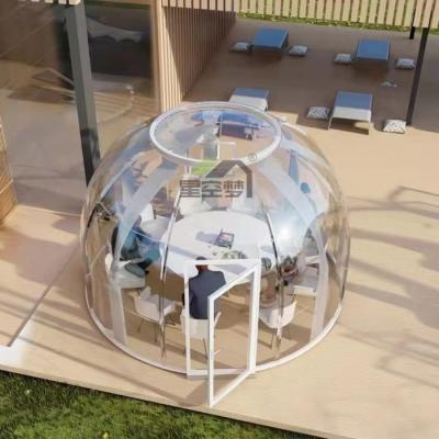 China PC Polycarbonate Panel Factory Sale 4m Tent Igloo Boneless Super Transparent Luxury House For Commercial Activity And Exhibition Live Show for sale