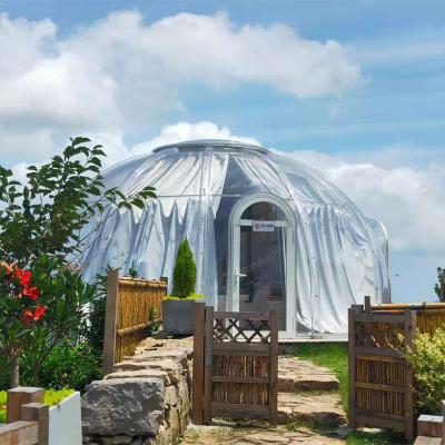 China Modern Prefab Clear Transparent Single Room Tunnel Tent Inflatable Bubble Dome House for sale