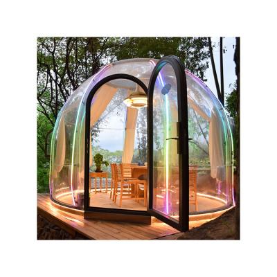 China Modern Geodesic Transparent Dome Tent Decorations Inflatable Bubble Tents Rooms for sale