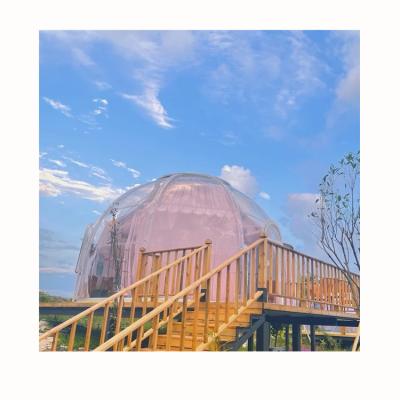 China Modern Prefab Dome Houses Camping Tent Inflatable Clear Bubble Tents Transparent for sale