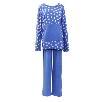 China Ladies Winter Pajamas Thermal Pajamas Family Set 2 Piece Pajamas for sale