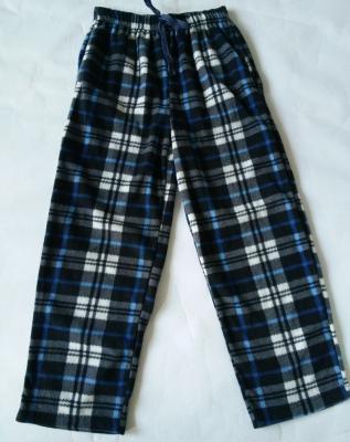 China Winter Loose Thermal Plush Sleep Lounge Pants Thermal Pants Mows Plaid Pajama Pants For Men for sale