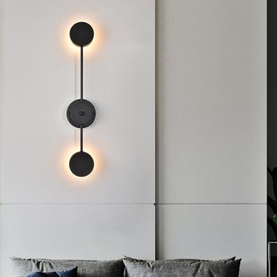 China Remote Control Smart Home Lights Remote Control Aluminum Acrylic Indoor Decorative Led Modern Wall Lamp for sale